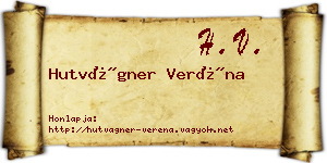 Hutvágner Veréna névjegykártya